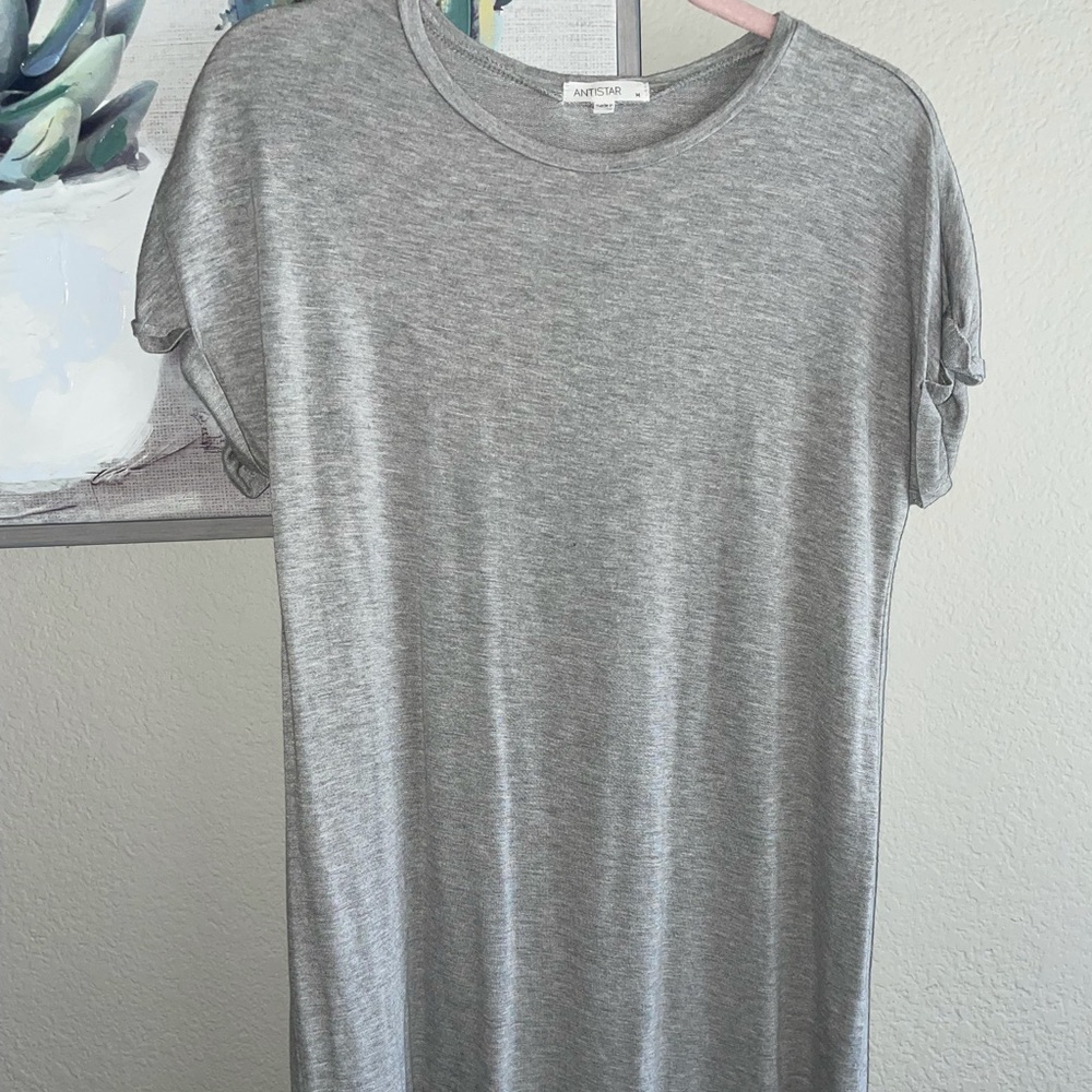 Antistar Gray tshirt dress